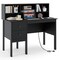 Modern 48 Inch Home Office Desk with Built-In Charging Station and Drawers